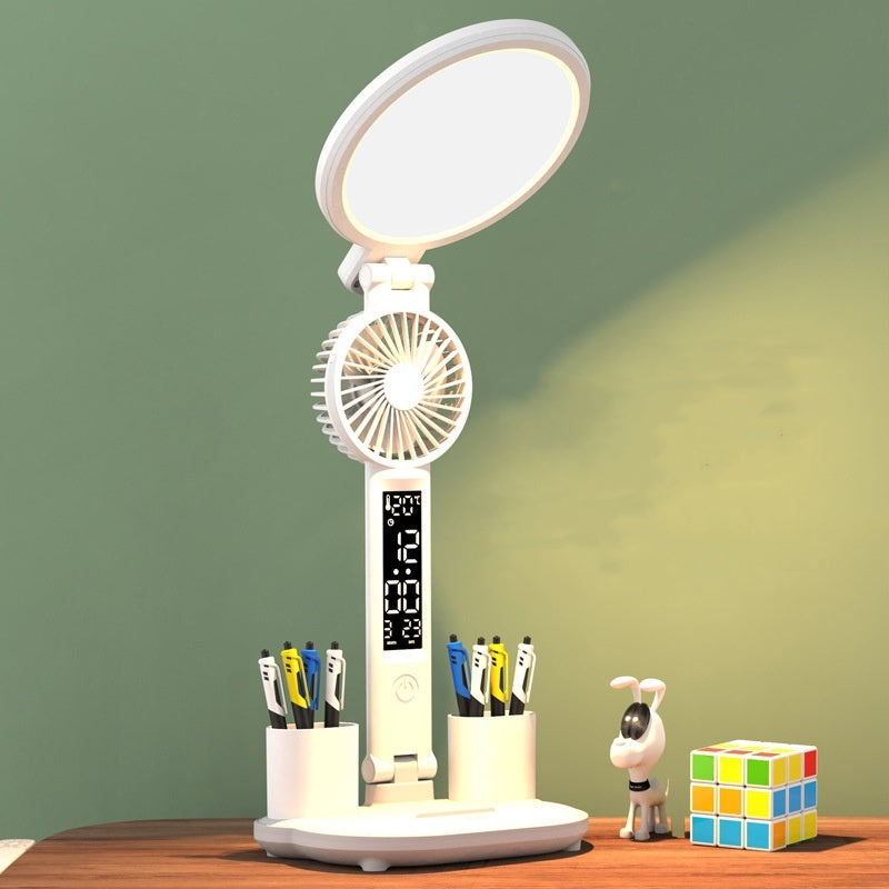 LED Clock Desk Lamp