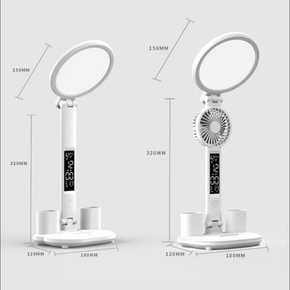 LED Clock Desk Lamp