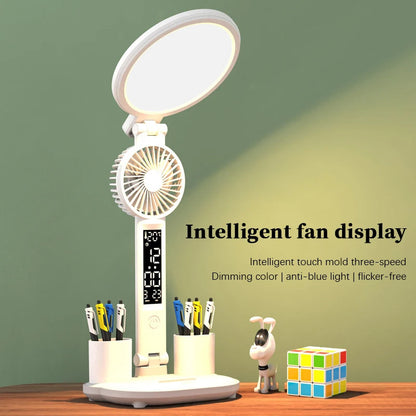 LED Clock Desk Lamp